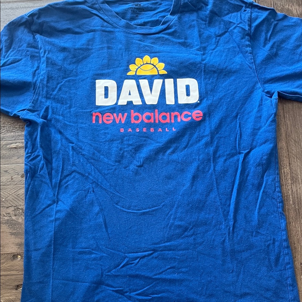 New Balance Blue Graphic Tee for Men